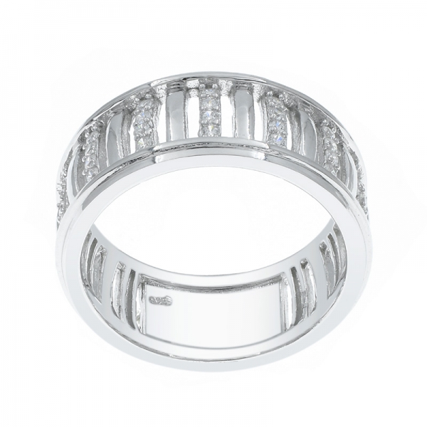 925 Silver Sophisticated White CZ Ring For Ladies 
