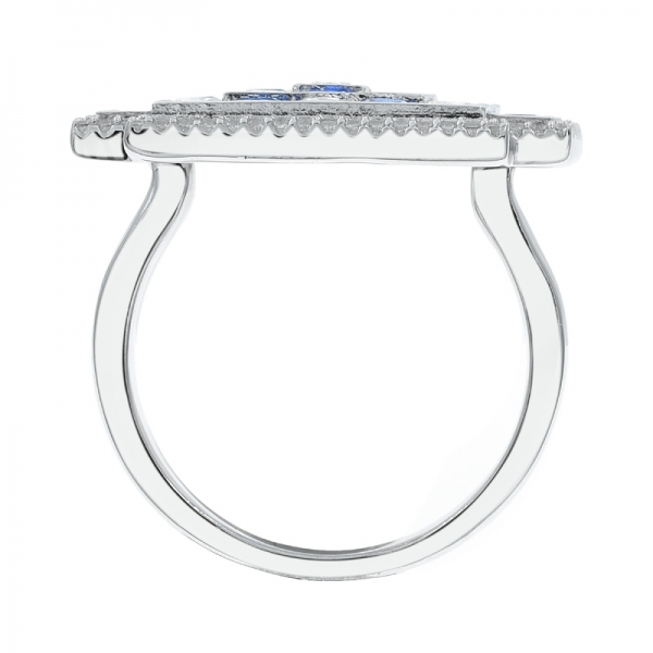 925 Silver Stylish Lattice Ring For Ladies 