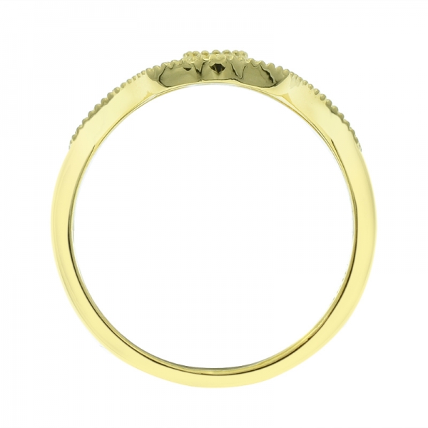 Precious Gold Plated Silver Ring For Women 