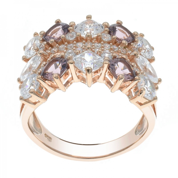 925 Quintessential Morganite Nano Silver Ring 