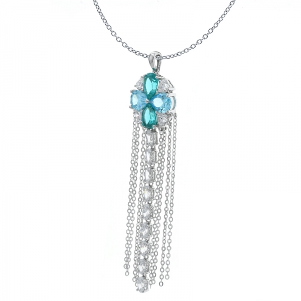 Lovely 925 Silver Chandelier Pendant For Ladies 