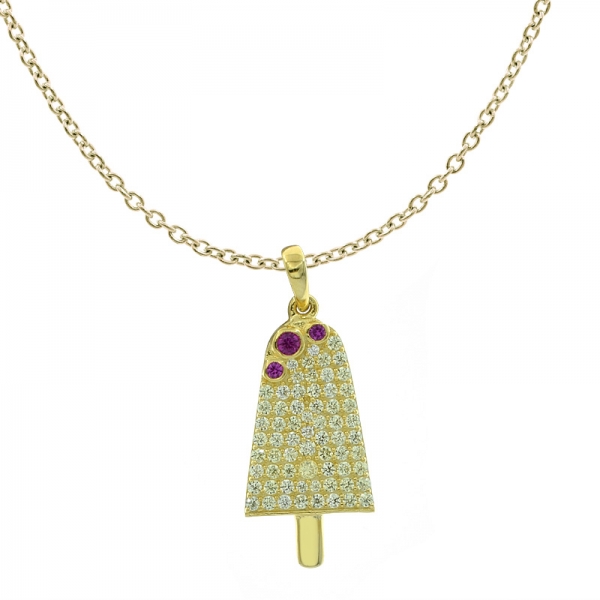 925 Winsome Ice Cream Pendant For Ladies 