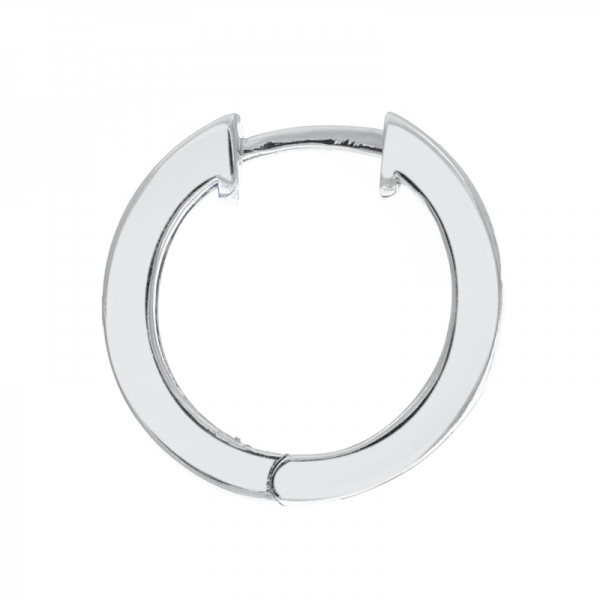 925 Silver Winsome Blue Nano Hoop Earrings 