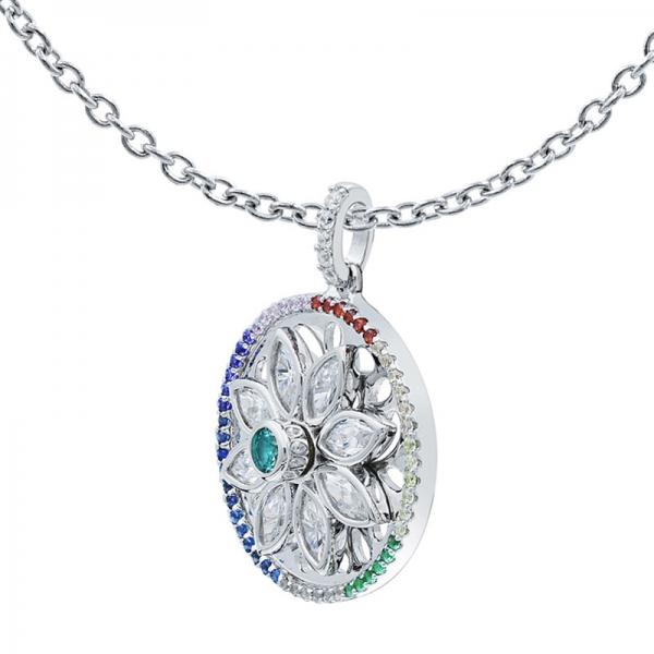 925 Silver Wonderful Spinning Pendant 