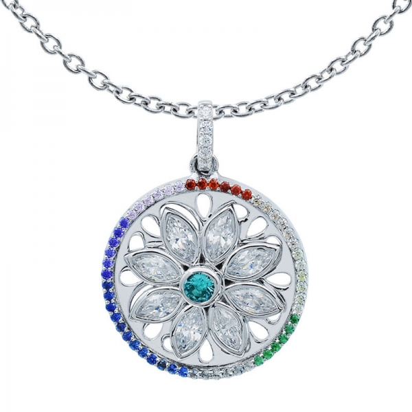 925 Silver Wonderful Spinning Pendant 