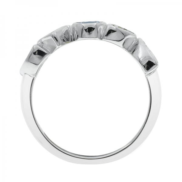 925 Silver Five Stone Ring For Ladies 