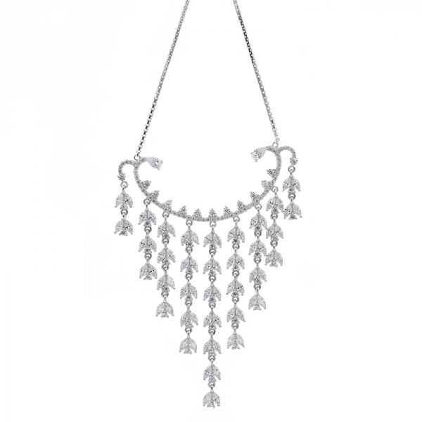 925 Silver Wonderful Chandelier Adjustable Necklace 
