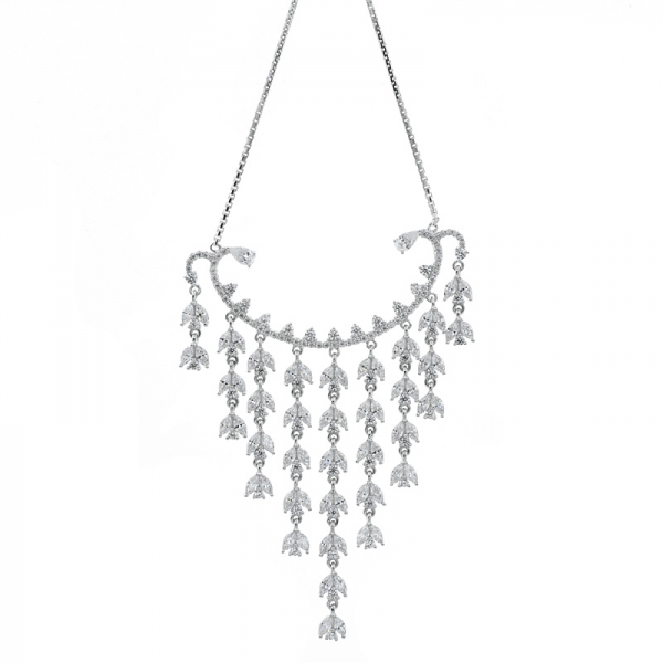 925 Silver Wonderful Chandelier Adjustable Necklace 