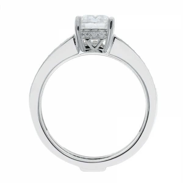 925 Silver Fantastic Detachable White CZ Ring 
