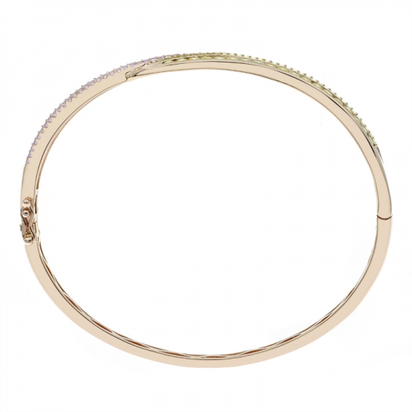 925 Sterling Silver Exquisite Bypass Bangle 