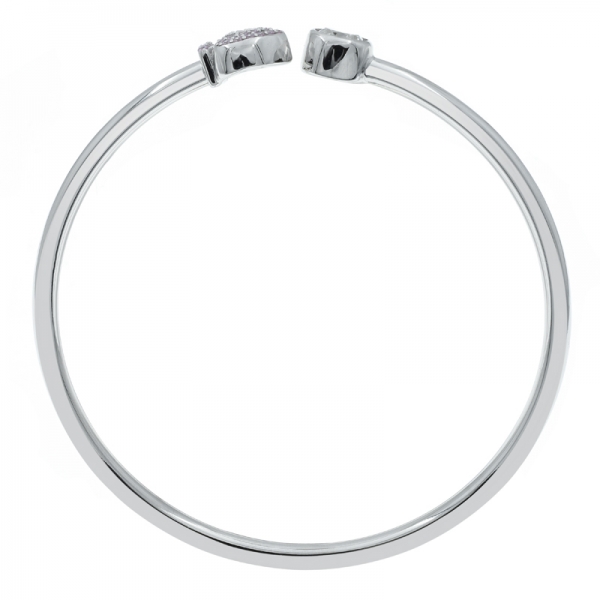 925 Sterling Silver Exquisite Open Bangle 