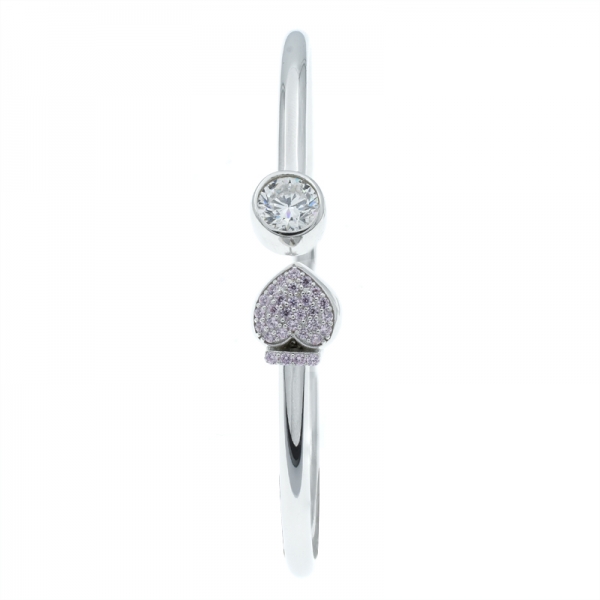 925 Sterling Silver Exquisite Open Bangle 