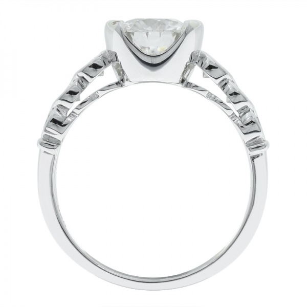 925 Sterling Silver Enchanting White CZ Ring 