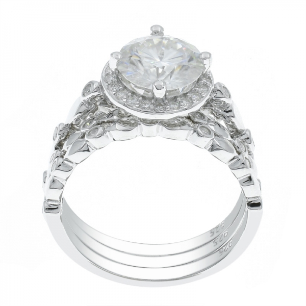 Fashionable 925 Silver Detachable Twist Ring 