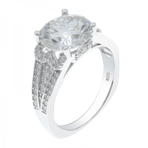 925 Silver Dazzling White CZ Ladies Ring 