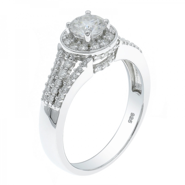 925 Silver Scintillating White CZ Women Ring 