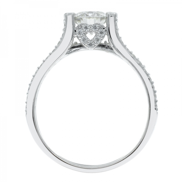 925 Silver Subtle Glamour Rhodium Plated Ring For Ladies 