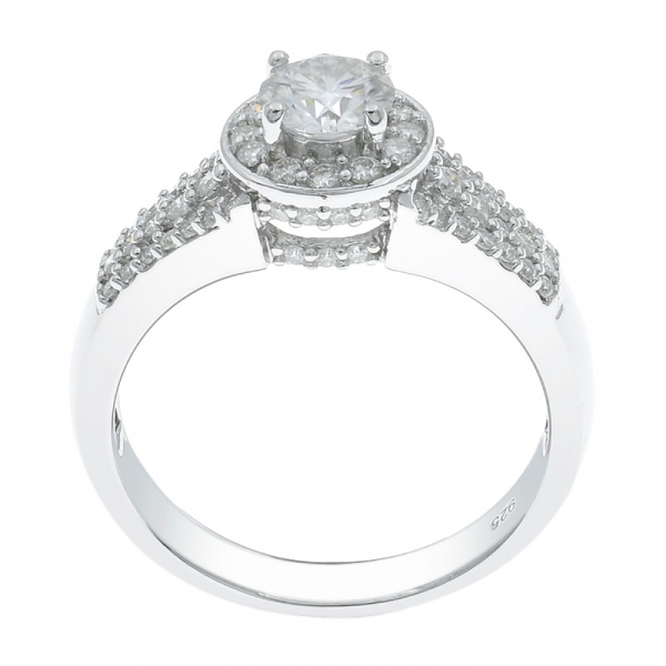 925 Silver Scintillating White CZ Women Ring 