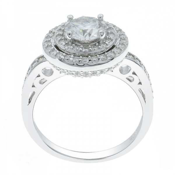 925 Sterling Silver Gleaming Fashion Ladies Ring 