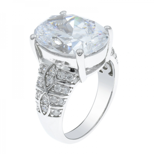 925 Silver Morganite Nano Dramatic Elegance Women Ring 