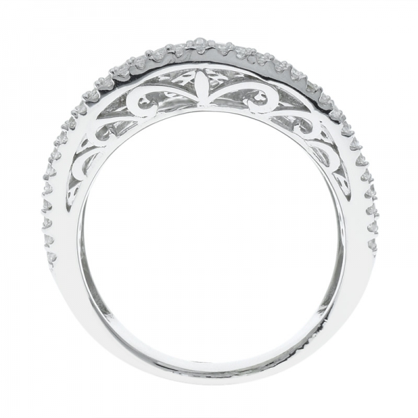 925 Sterling Silver Filigree Ring For Women 