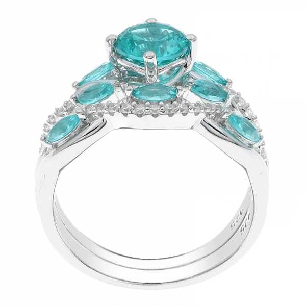 China 925 Sterling Silver Paraiba Ring For Ladies 