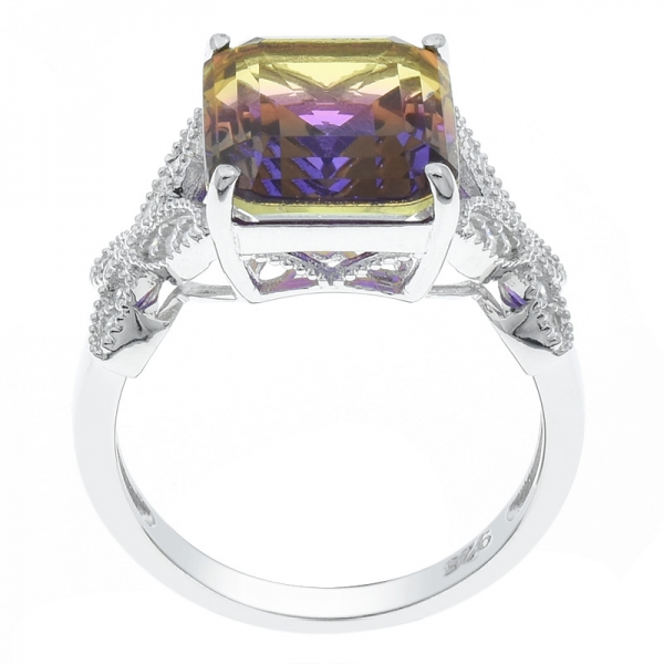 China 925 Sterling Silver Ametrine Ring 