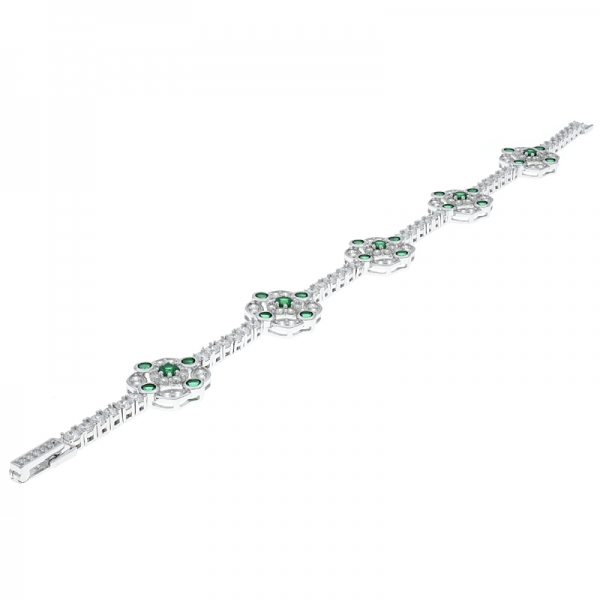 China 925 Sterling Silver Composite Bracelet For Ladies 
