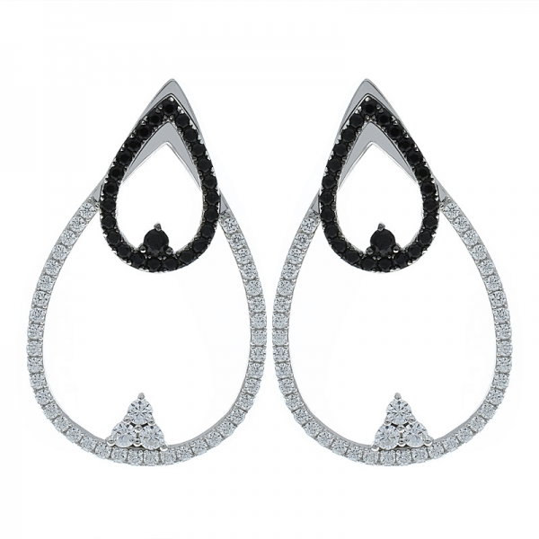 925 Sterling Silver Water Drop Laides Earrings 