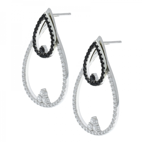 925 Sterling Silver Water Drop Laides Earrings 