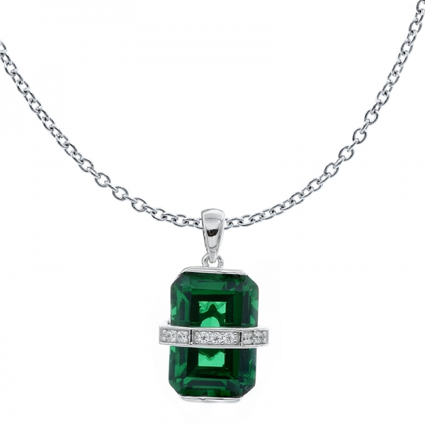 Understated Elegance 925 Sterling Silver Diamond Yellow CZ Jewelry Pendant 