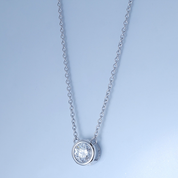 Understated 925 Sterling Silver Bridal Women Necklace 