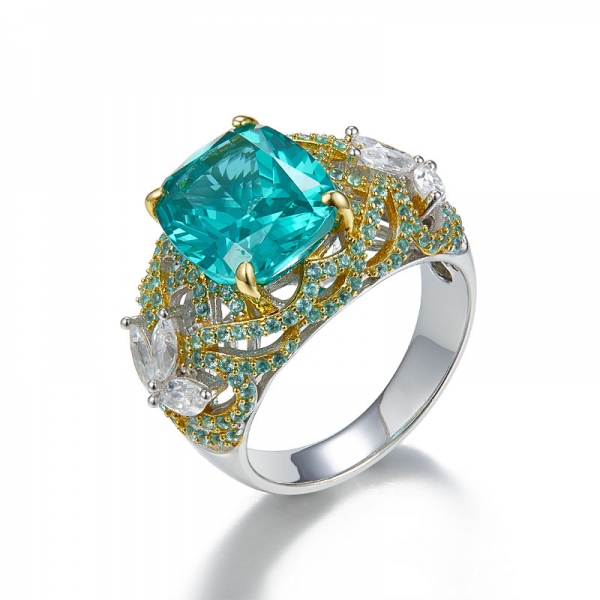 925 Precious Twinkle Paraiba Ladies Ring 