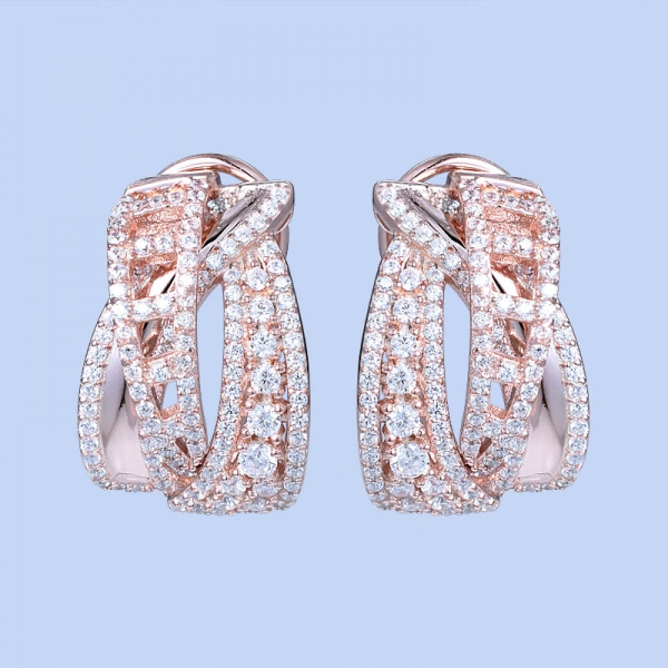 925 Sterling Silver Jewelry Turkish Tear-Drop Diamond-Cut Set Earrings for Teen Women 