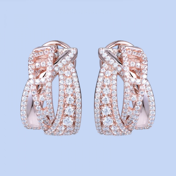 925 Sterling Silver Jewelry Turkish Tear-Drop Diamond-Cut Set Earrings for Teen Women 