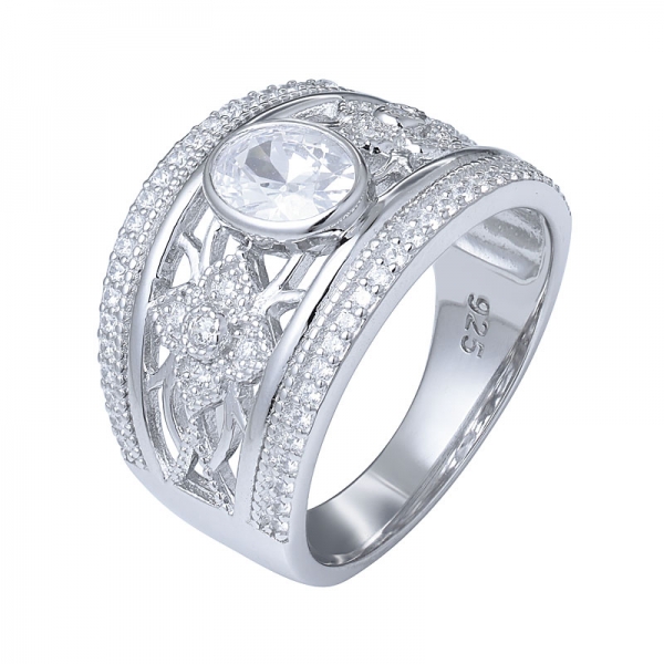 Oval 1ct CZ Engagement Rings for Women Cubic Zirconia Promise Halo Engagement Ring 