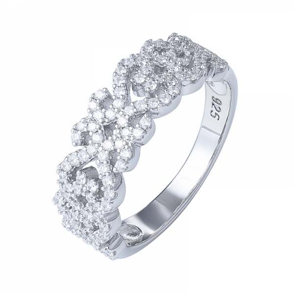 Bezel Set Eternity Band Antique Style Engagement Wedding Ring 