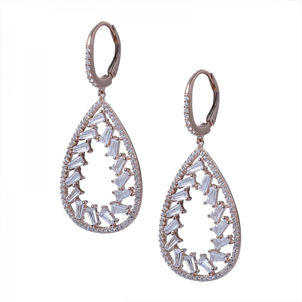 Charm Water Drop Shaped Navy Earrings for Women Girls 