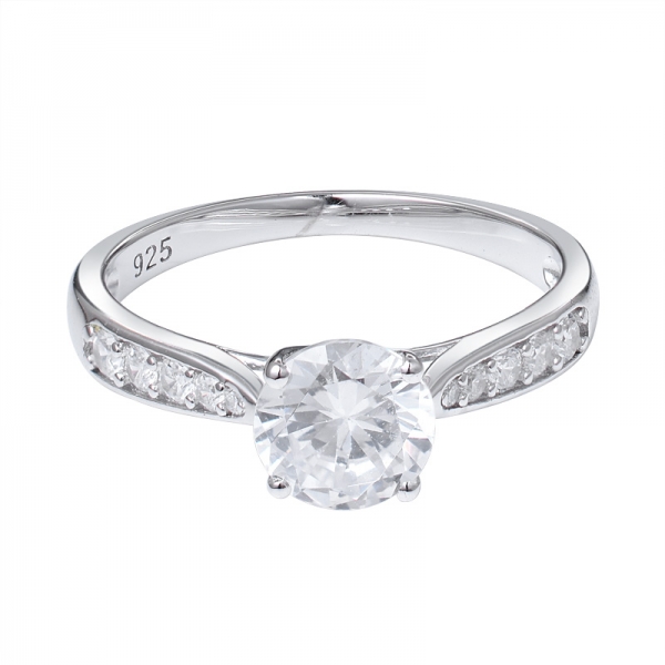 New Style 1 carat Moissanite Diamond Princess Ring Engagement Ring 