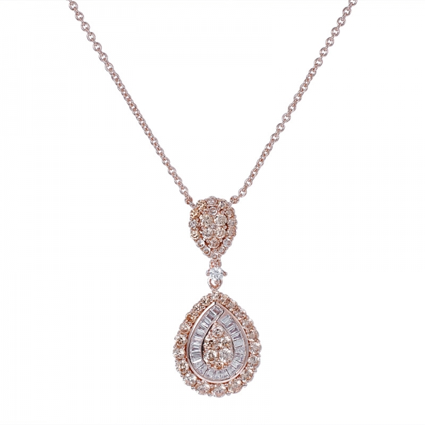 High quality rose gold charm Silver Necklace Set selling well in the Middle East 