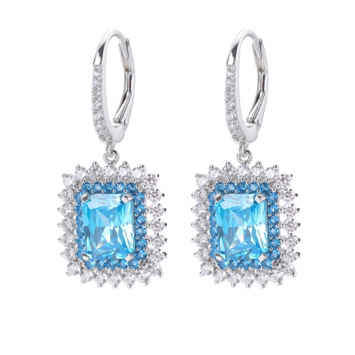 Aqua Earrings