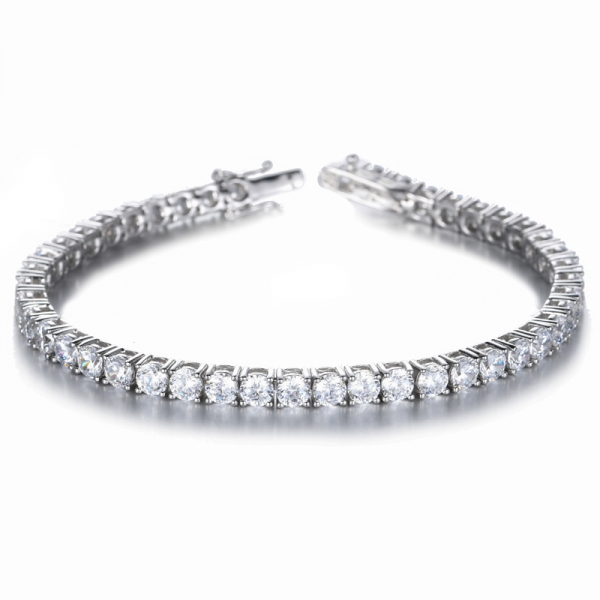 4.0mm Cubic Zirconia Classic Tennis Bracelet 