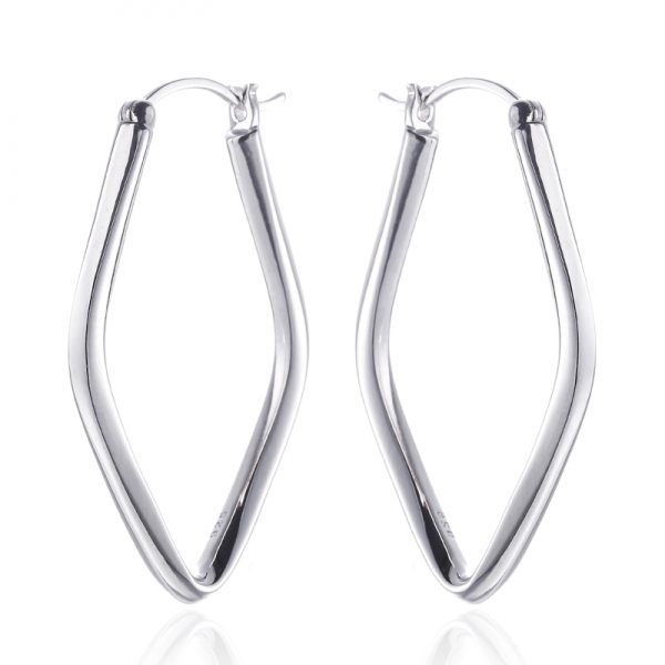 925 Sterling Silver Earring With Rhodium Plating 